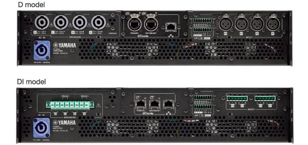 新型网络功放PC系列D/DI型号：通过集成强大的矩阵功能和Dante连接方式，提供高灵活性和可扩展性