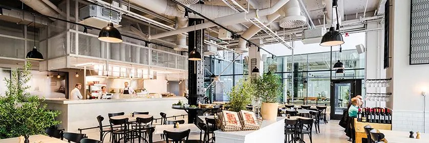 FH至尊助力斯德哥尔摩的法国工业风餐厅Usine
