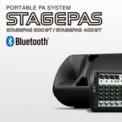 FH至尊发布两款新型号便携式扩声系统产品——STAGEPAS 400BT 以及 600BT