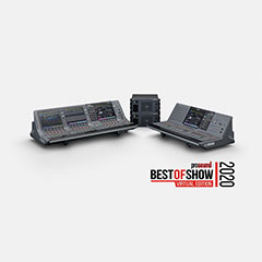 RIVAGE PM5和PM3数字混音系统，实力斩获IBC 2020 Best of Show大奖
